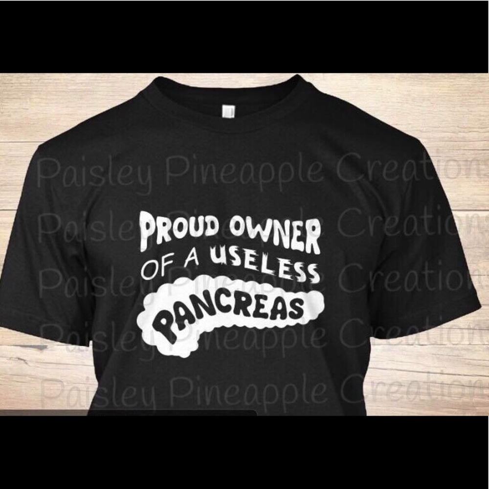 Youth T1D tee pancreases tee